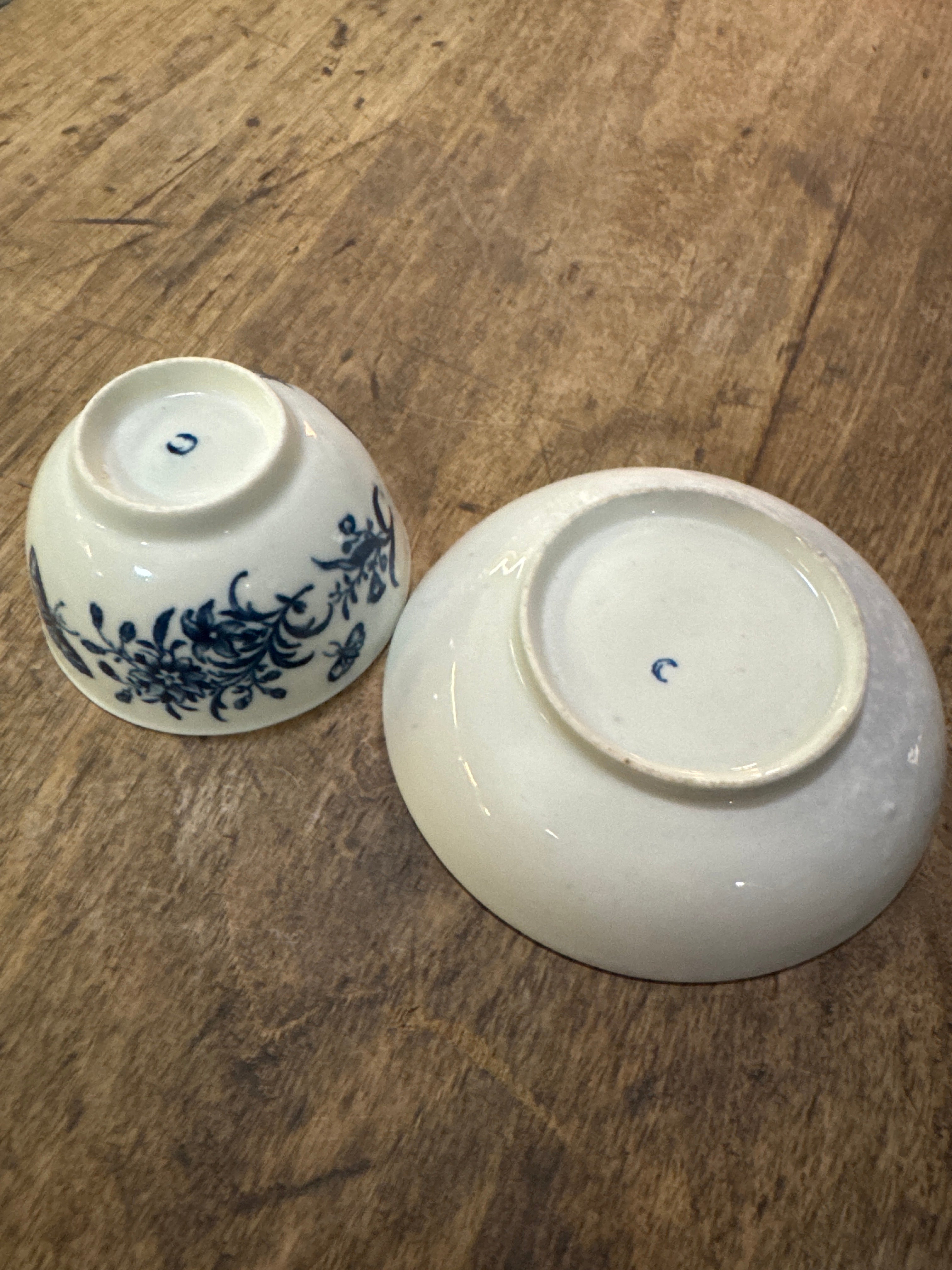 初期Worcester シュガーボウル(1770年頃) 初期Worcester シュガーボウル(1770年頃) 初期Worcester シュガー