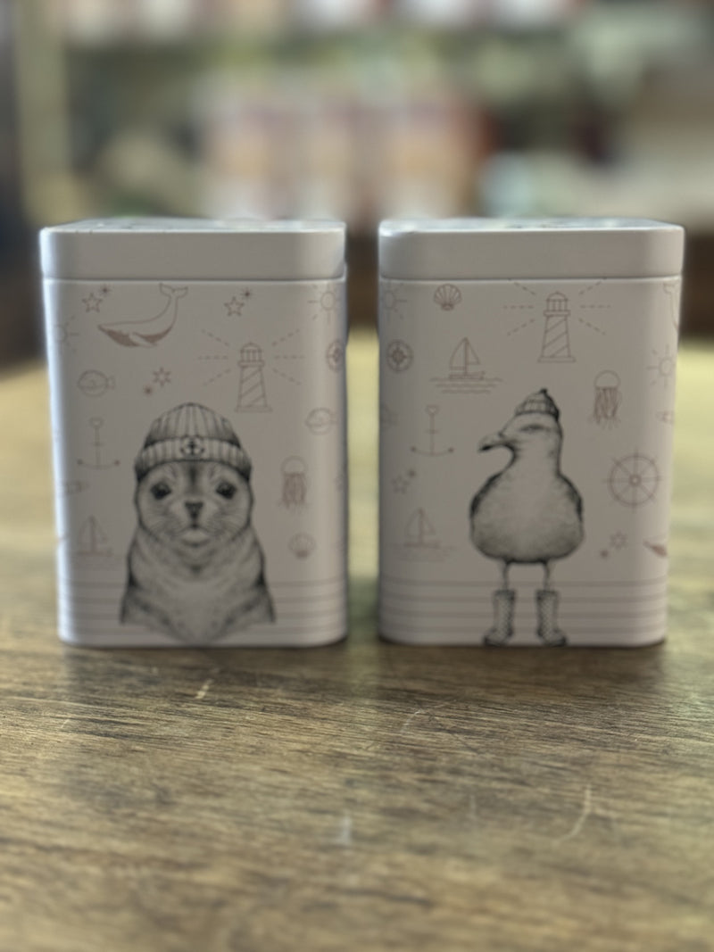 Seal and Seagull Tea Tin