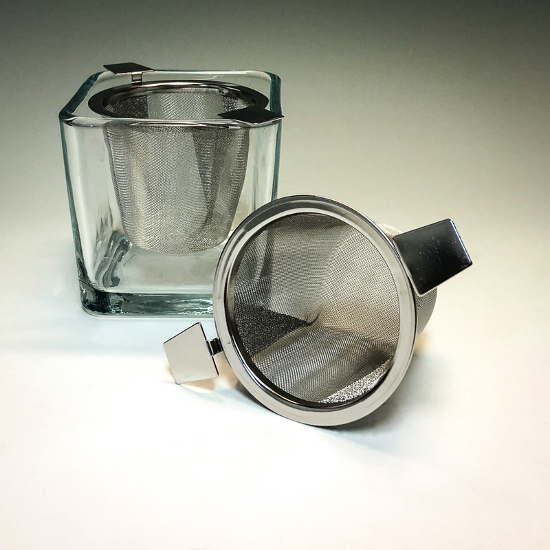 Glass infuser cup